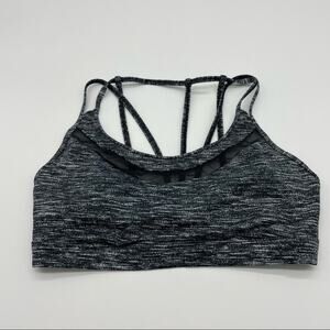 Victoria Sport grey black mesh sports bra